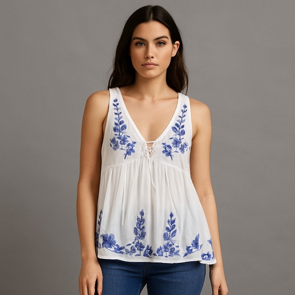 Free People Tops - 💎 Free People Intimately Embroidered Boho Tunic Dress| M